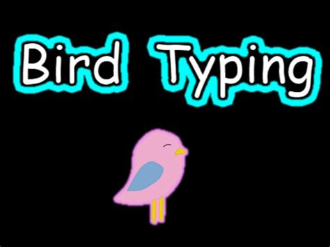 bird typing game.